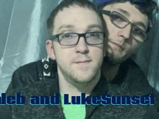 Caleb_and_LukeSunset